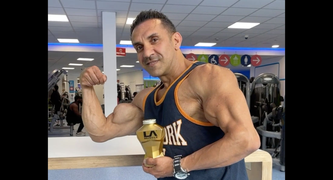 Mr London Nav and Andy Boulton Train Upper Body