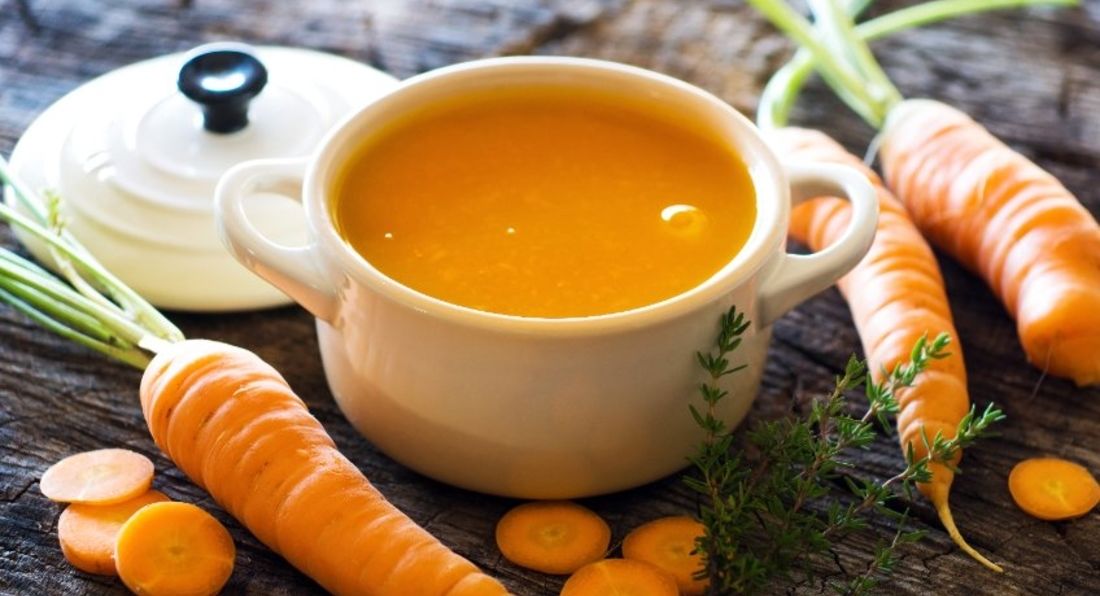 Spiced Carrot And Lentil Soup