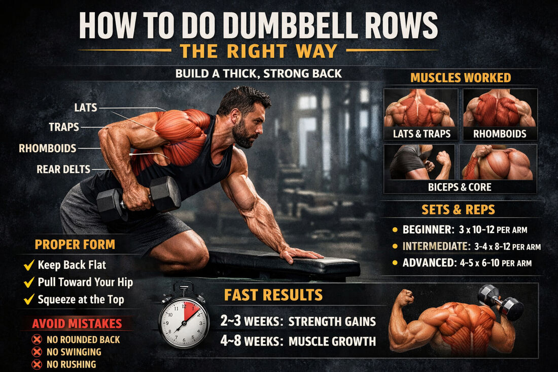 How to Do Dumbbell Rows the Right Way (Complete Guide)
