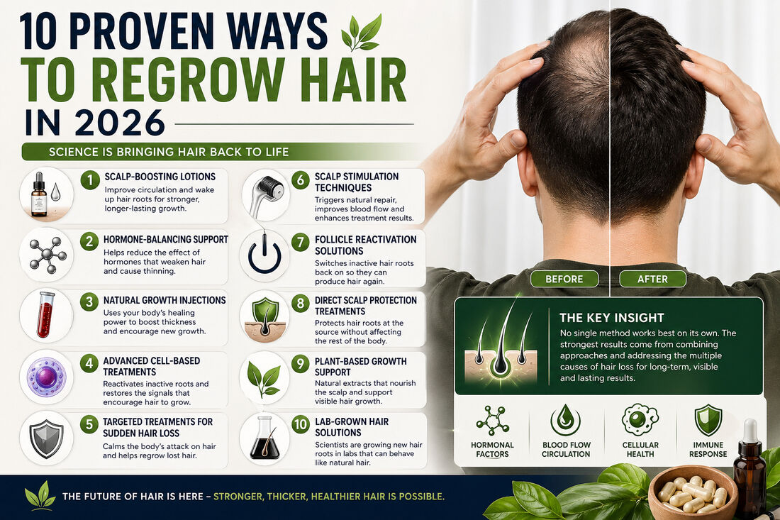 10 Science-Proven Ways to Regrow Hair in 2026