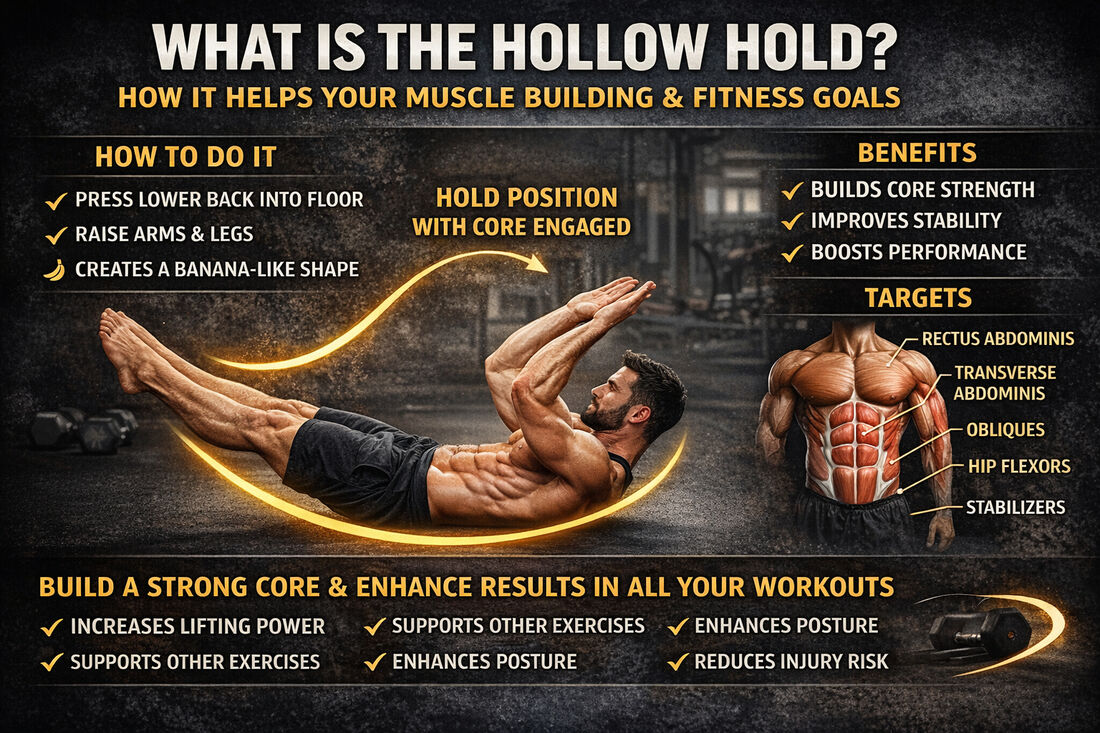 What Is the Hollow Hold and How It Helps Your Muscle Building and Fitness Goals