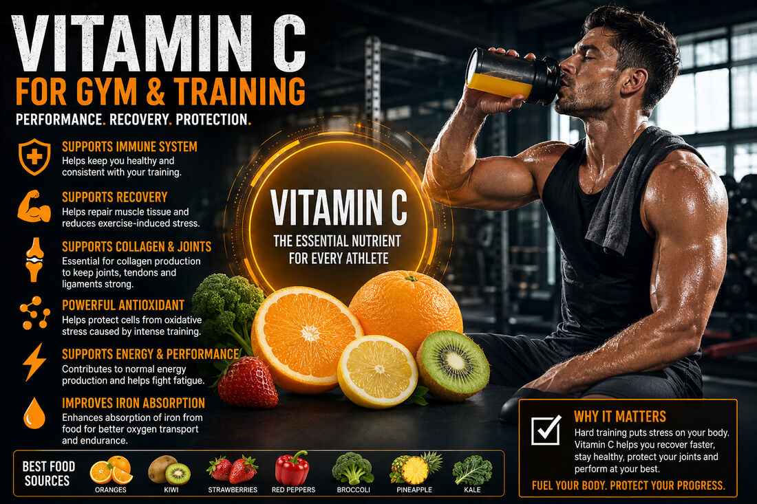 Vitamin C for Gym Performance, Muscle Growth and Recovery