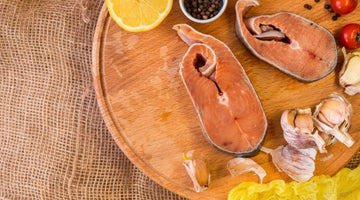 Seared Salmon With Lemon Garlic Sauce