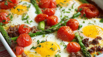 High-Protein Beef and Egg Bake