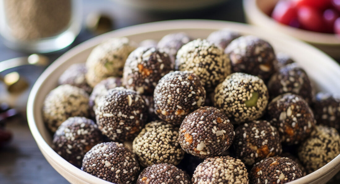 Recipe: Chia Seed Protein Balls – LA Muscle - USA