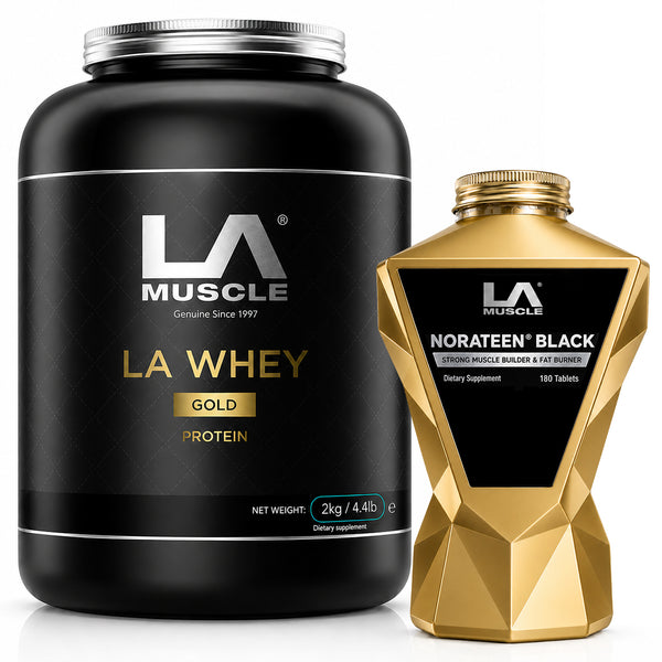 LA Whey 2kg + Norateen Black Combo