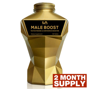 LA Muscle Male Boost testosterone and confidence booster. 2 month supply.