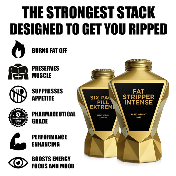 Six Pack Extreme - MAX INTENSITY (4382969364568)LA Muscle Six Pack Pill Extreme rapid action formula, LA Muscle Fat Stripper Intense rapid weight loss. Six Pack MAX INTENSITY stack. The strongest stack designed to get you ripped. Burns fat off, preserves muscle, suppresses appetite, pharmaceutical grade, performance enhancing, boosts energy focus and mood.